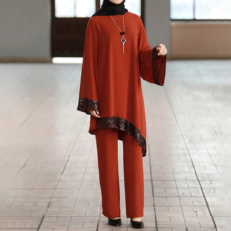 Arab Women's Middle East New Southeast Asia Dress Suit