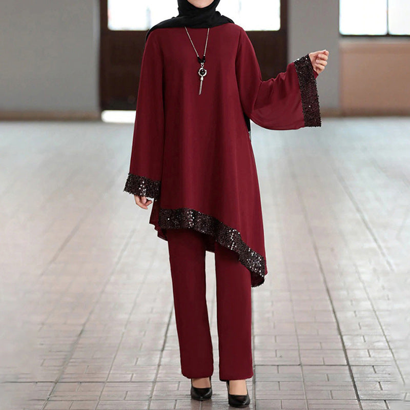 Arab Women's Middle East New Southeast Asia Dress Suit