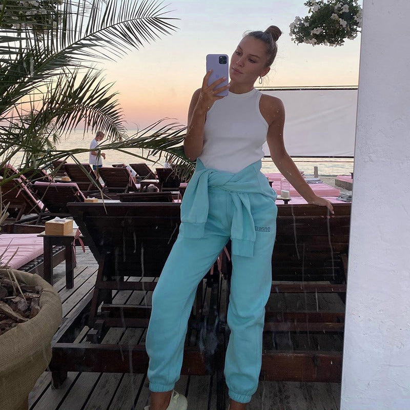 Fashion All-match Loose Neutral Simple Pant
