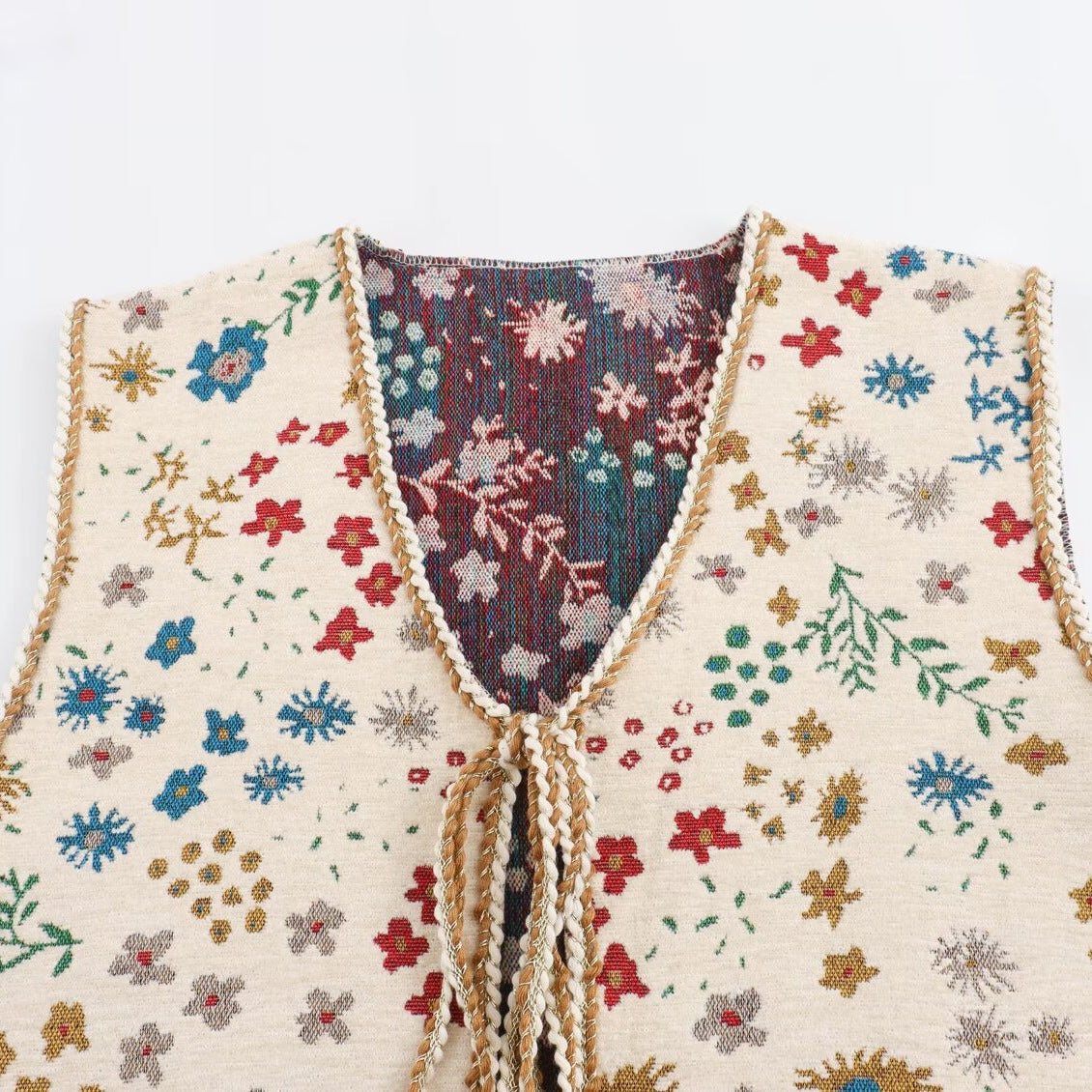 Jacquard Casual Women's Fashion Vest