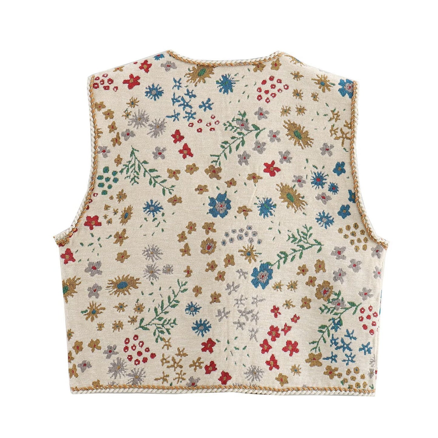 Jacquard Casual Women's Fashion Vest