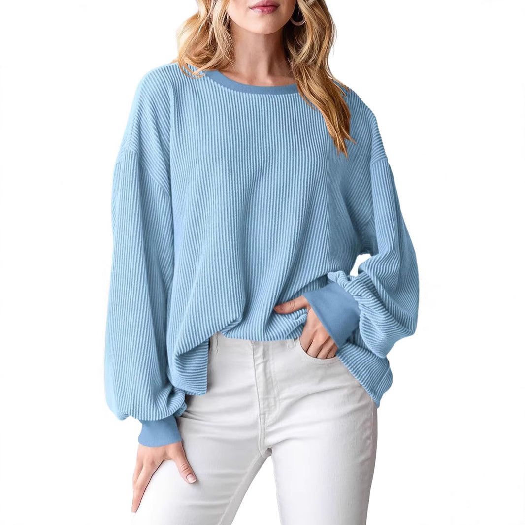 Women's Texture Loose Fashion Casual Sweater