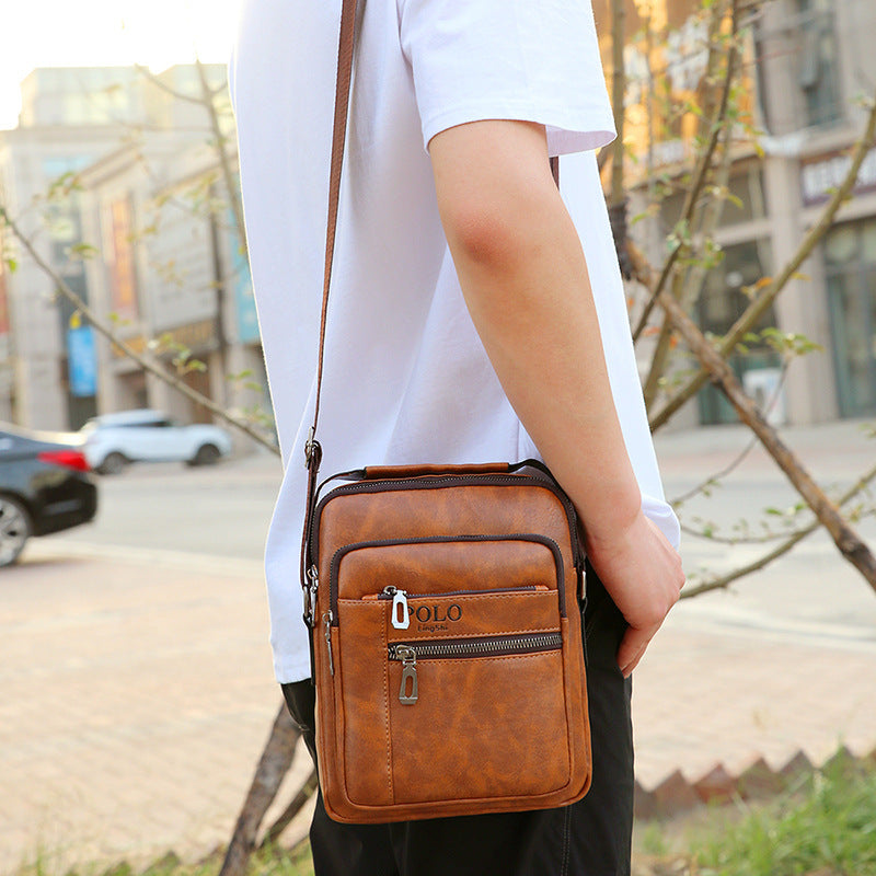 Bolso de hombro para hombre, de poliéster, para uso diario.