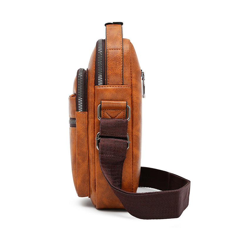 Bolso de hombro para hombre, de poliéster, para uso diario.