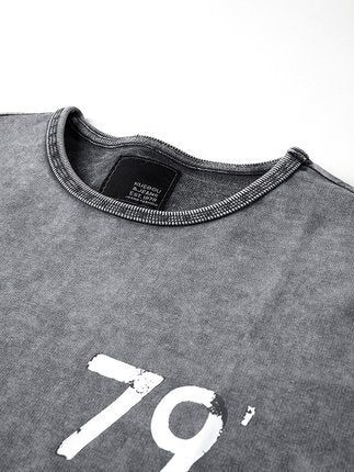 Digital print pullover