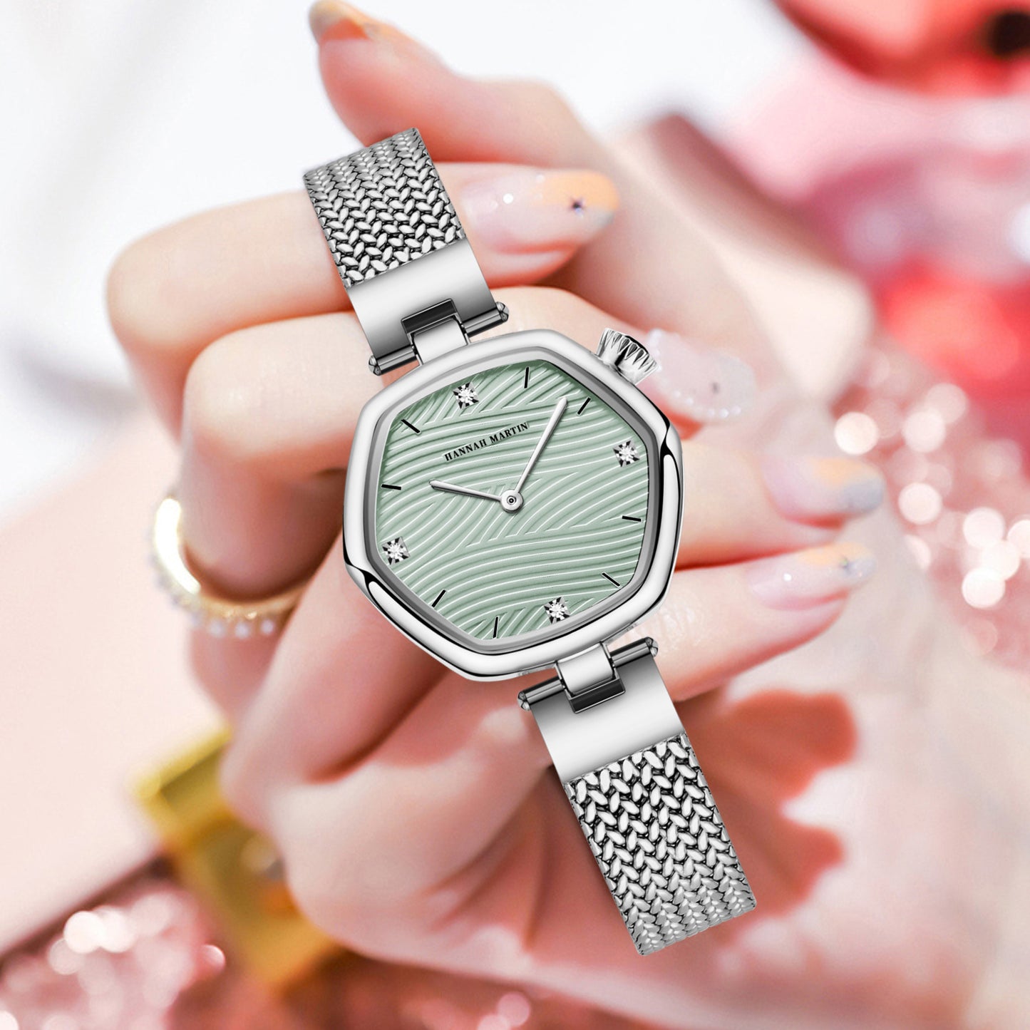 Hanan Martin Watch - Fashion Simple Hexagonal Movement Women's Watch