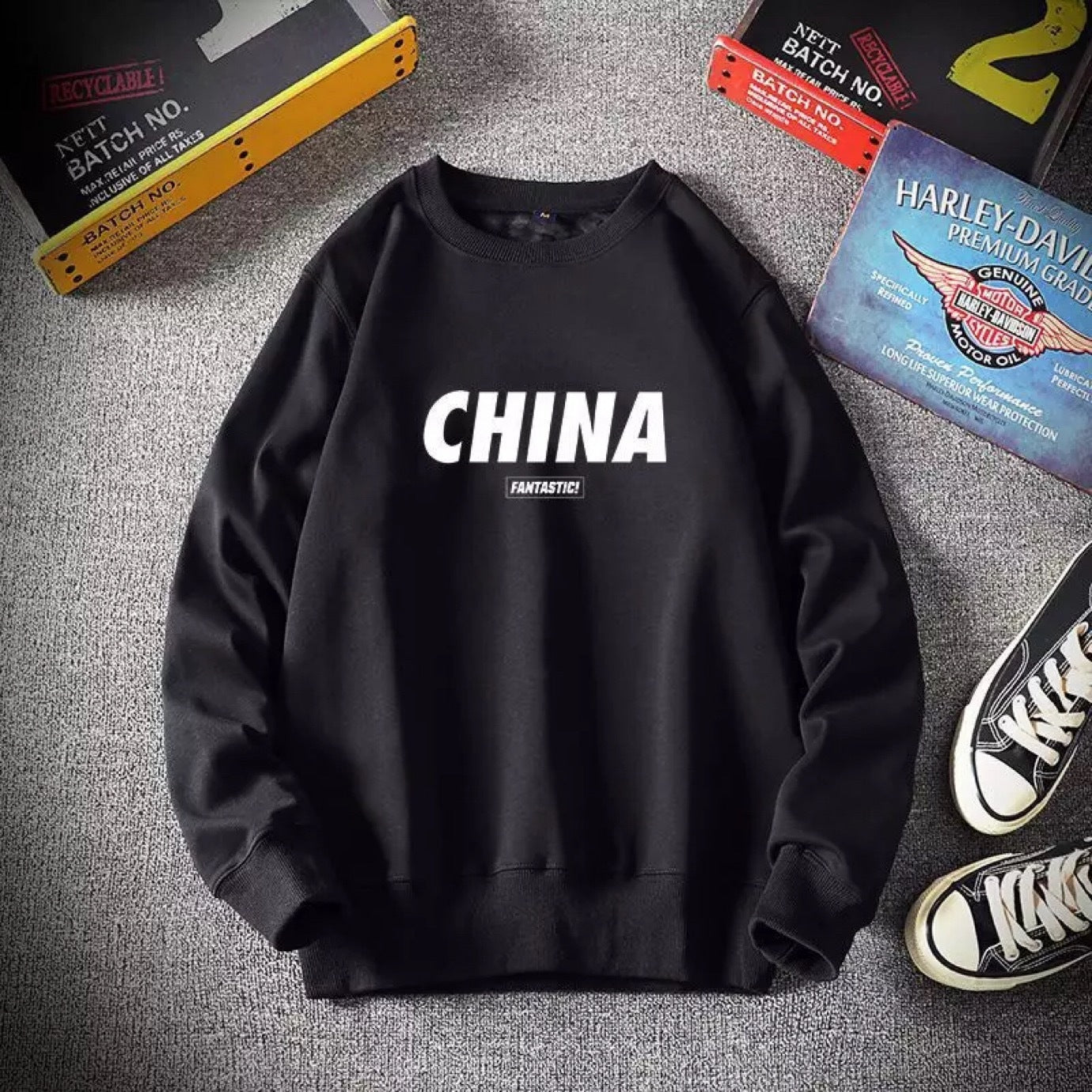Sweatshirt male student pullover bottoming shirt top