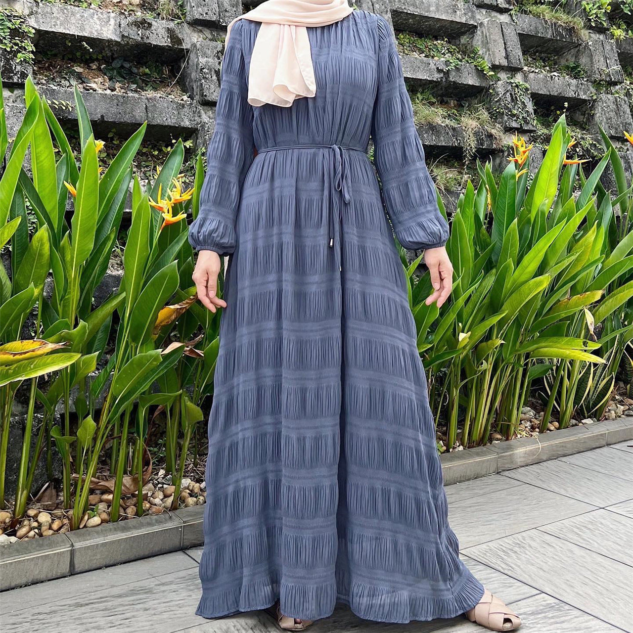 Women's Middle East Fashion Sweet Chiffon Dress