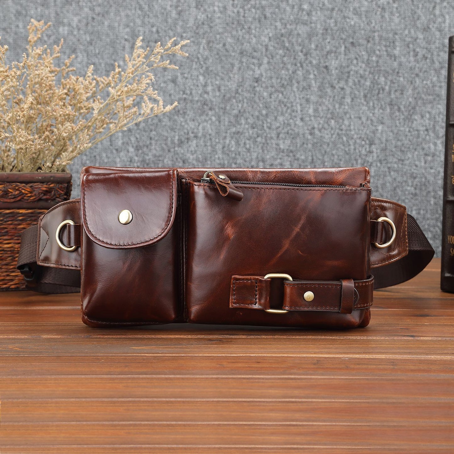 Korean Style Men's Belt Bag Outdoor Sports Multi-function